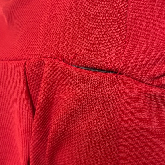 •Leith• Oversized Lightweight Red Boyfriend Blazer - Picture 13 of 13